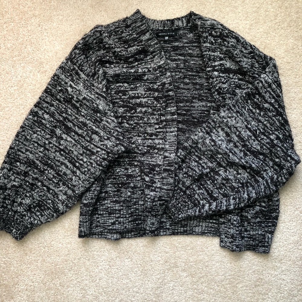 peppered cardigan